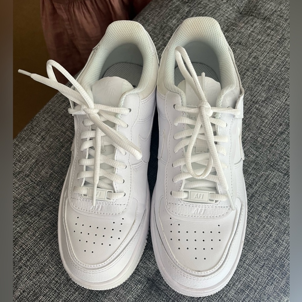 Classic White Nike Air Force 1 Shadow Women 7.5